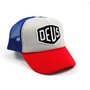DEUS Trucker cap - Blue-Red